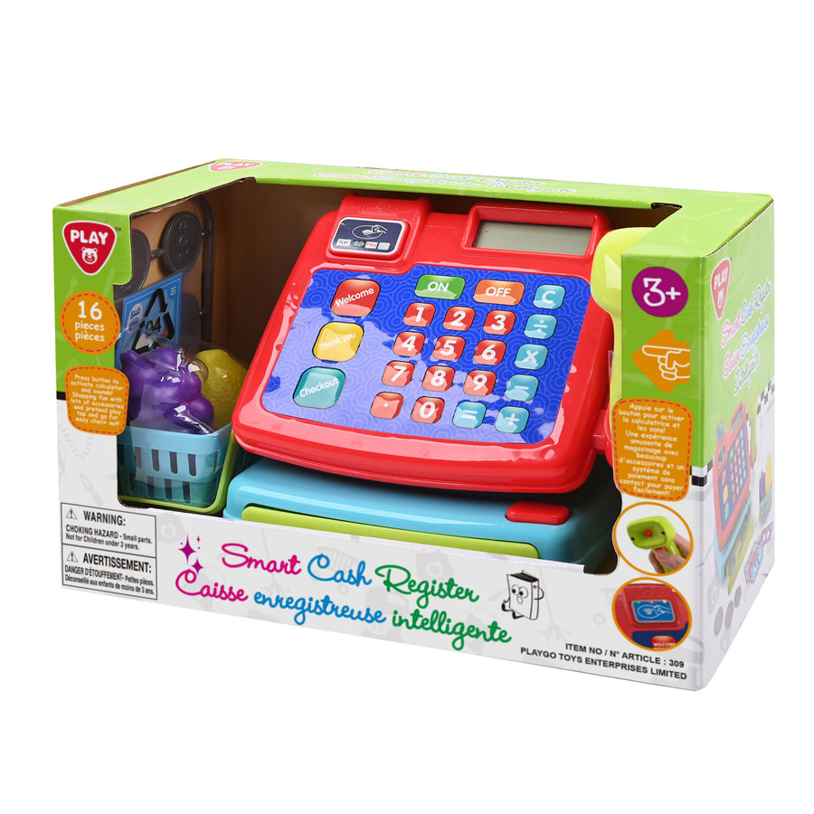 Buy Playgo Smart Cash Register Play Set 26 Pcs | Yallatoys.com