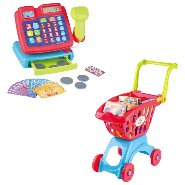 Buy Playgo Shop And Pay Supermarket Set 42 Pcs | Yallatoys.com