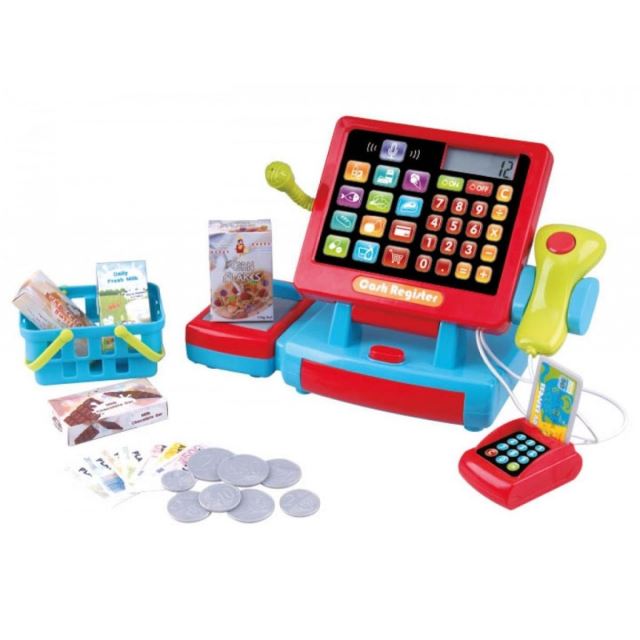 Buy Playgo Touch cash register with accessories and sounds | Yallatoys.com