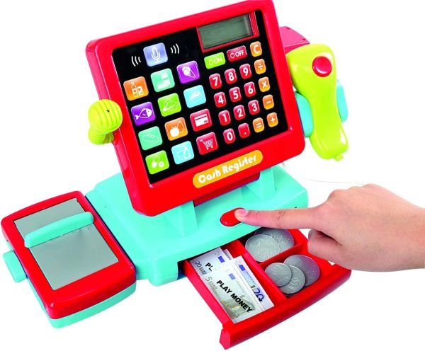 Buy Playgo Touch cash register with accessories and sounds | Yallatoys.com
