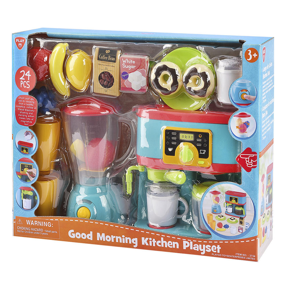 Buy Playgo Good Morning Kitchen Playset Battery Operated | Yallatoys.com