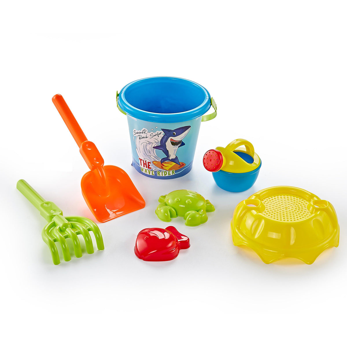 Buy Playgo Skid Fusion Beach Bucket Set 7pcs (Sold Separately Subjected To Availability) | Yallatoys.com