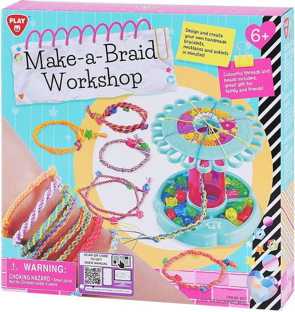Buy Playgo Make A Braid Workshop Knitting Set | Yallatoys.com