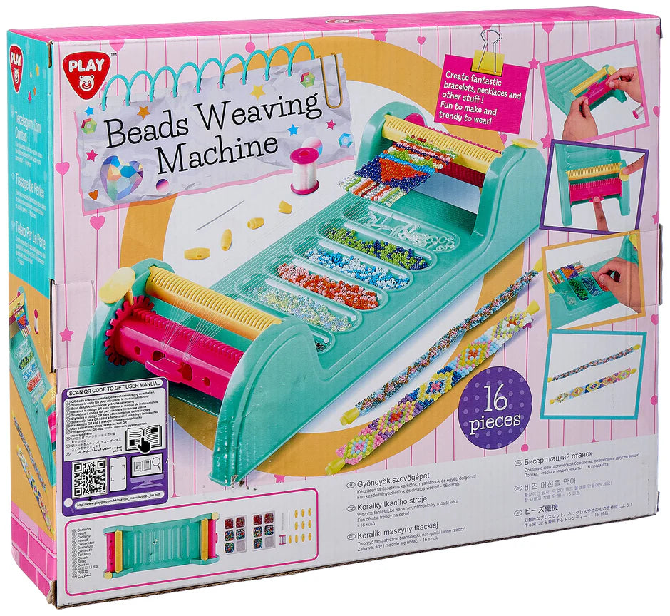 Buy Playgo Beads Weaving Machine 16 Pieces | Yallatoys.com