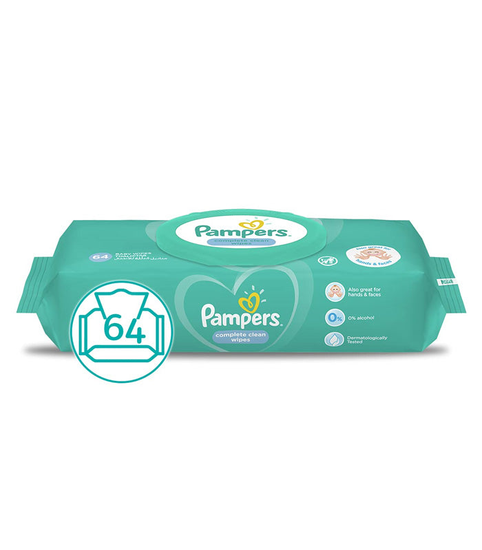 Pampers Baby Wipes Single Pack 64pcs Pack Pampers Yallatoys