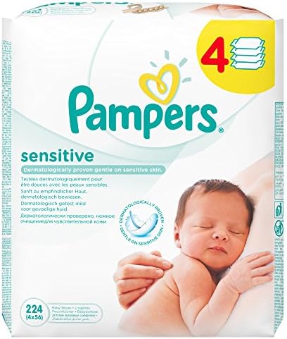 Pampers Sensitive Wipes 224pcs Pack Pampers Yallatoys