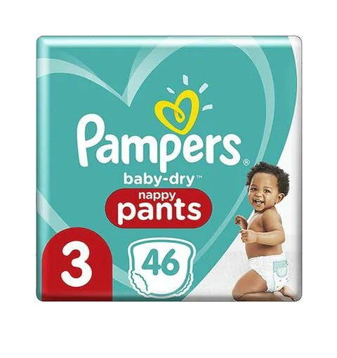 Pampers Baby Dry Diaper Pants Size 3 6-11 kg 46 Diapers Pack Pampers Yallatoys
