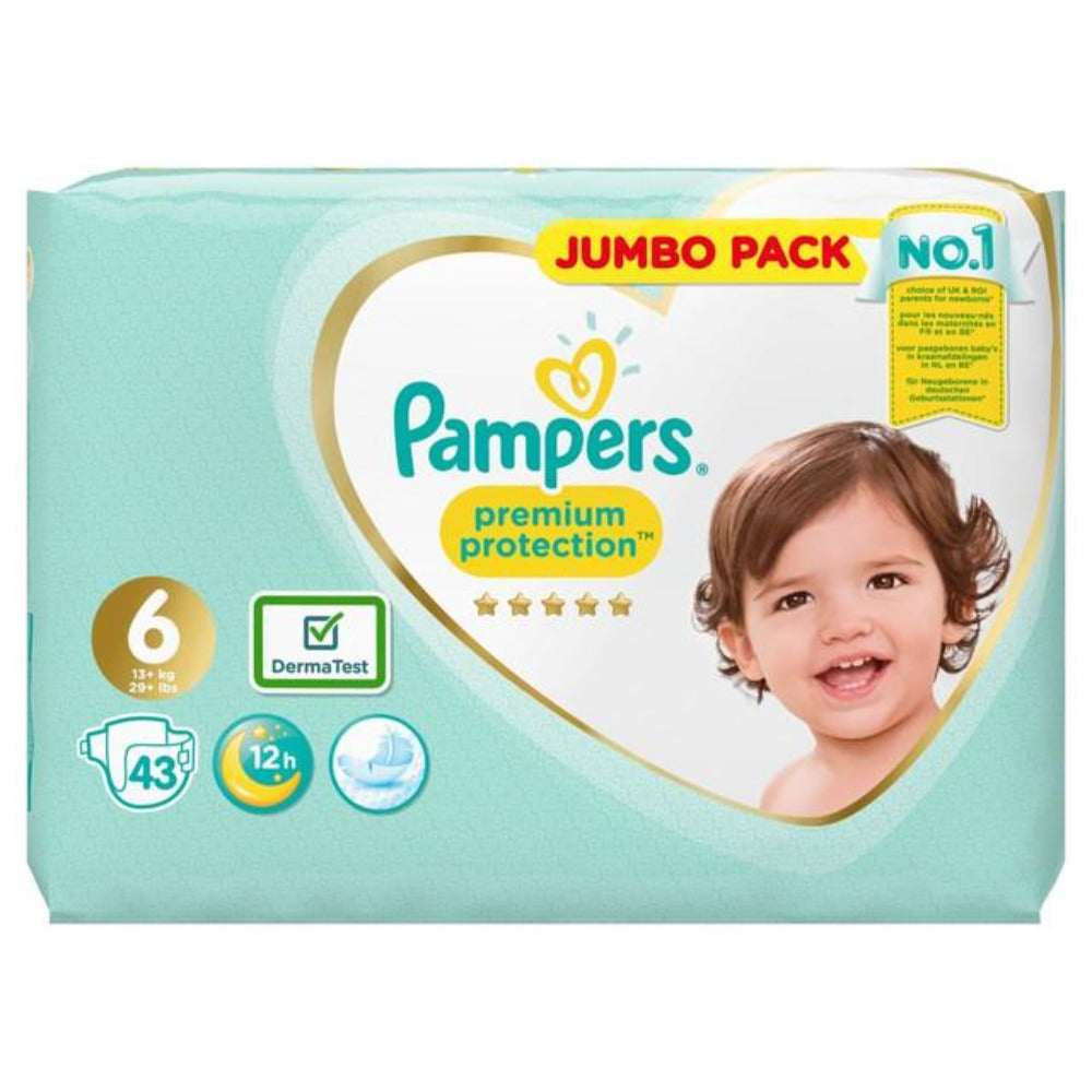 Pampers Premium Protection Diapers Size 6-43 Pampers Yallatoys