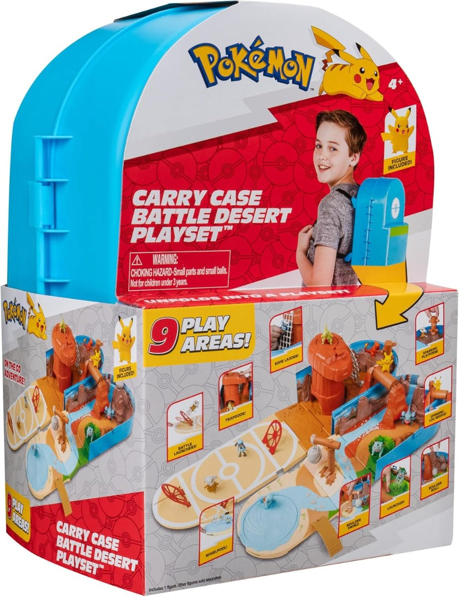 Buy Pokemon Cary Case Battle Desert Playset | Yallatoys.com