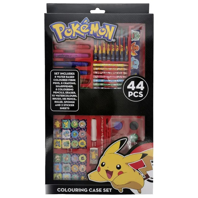 Buy Pokemon Coloring Case 44Pcs | Yallatoys.com