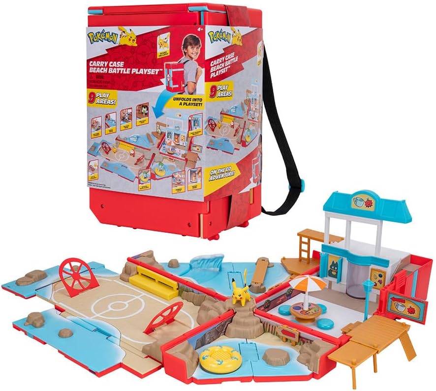 Buy Pokemon Cary Case Beach Battle Playset | Yallatoys.com