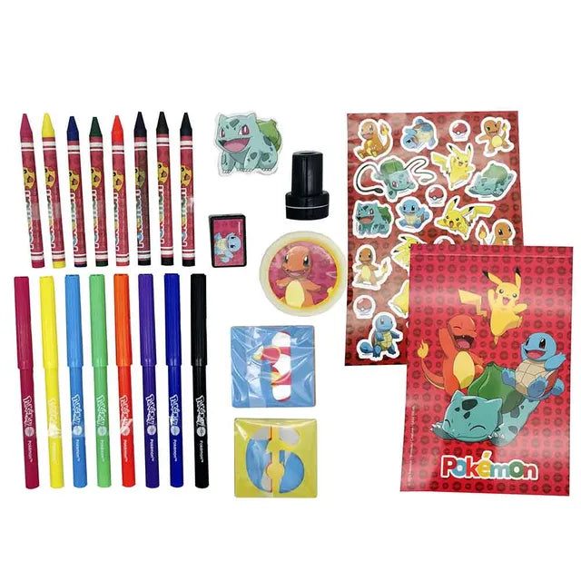 Buy Pokemon 42 Pieces Art Set In Backpack | Yallatoys.com