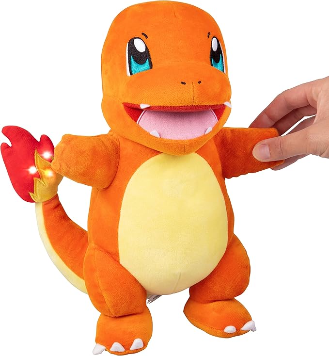 Buy Pokemon Flame Action Charmander Plush Toy 10inch | Yallatoys.com