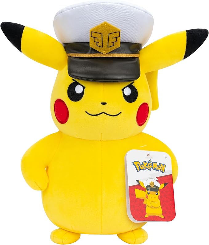 Buy Pokemon Plush Captain Pikachu 8 Inch | Yallatoys.com