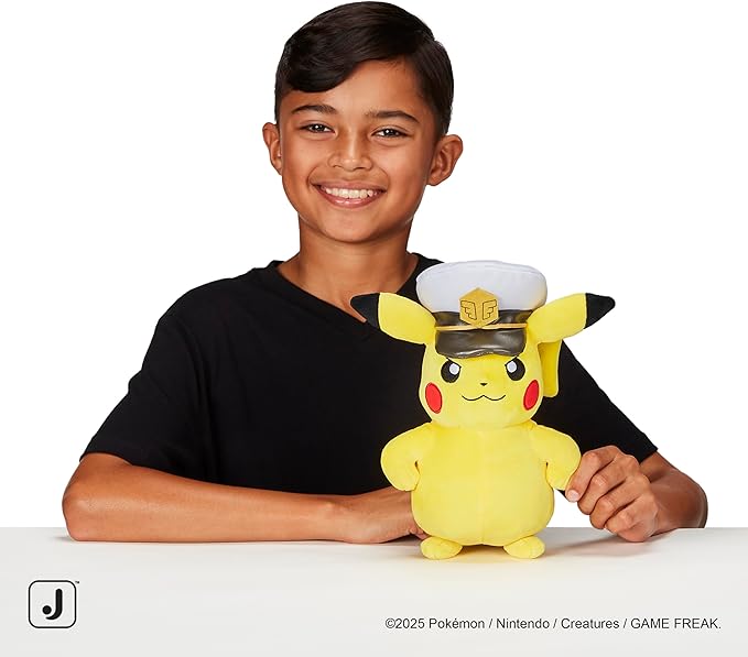 Buy Pokemon Plush Captain Pikachu 8 Inch | Yallatoys.com