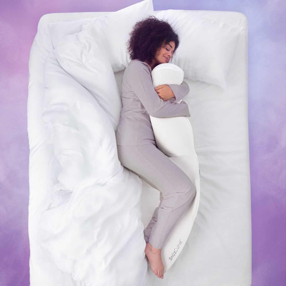 Snuz  Curve Pregnancy Pillow White Snuz Yallatoys