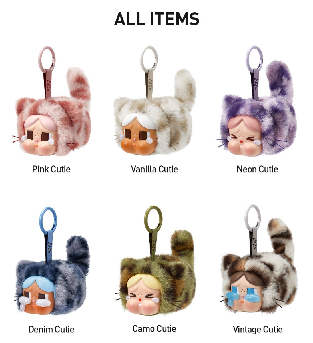 Buy Pop Mart Cry Baby Wild But Cutie Series Vinyl Face Plush Blind Box(Sold Seperately Subject to Availability) | Yallatoys.com