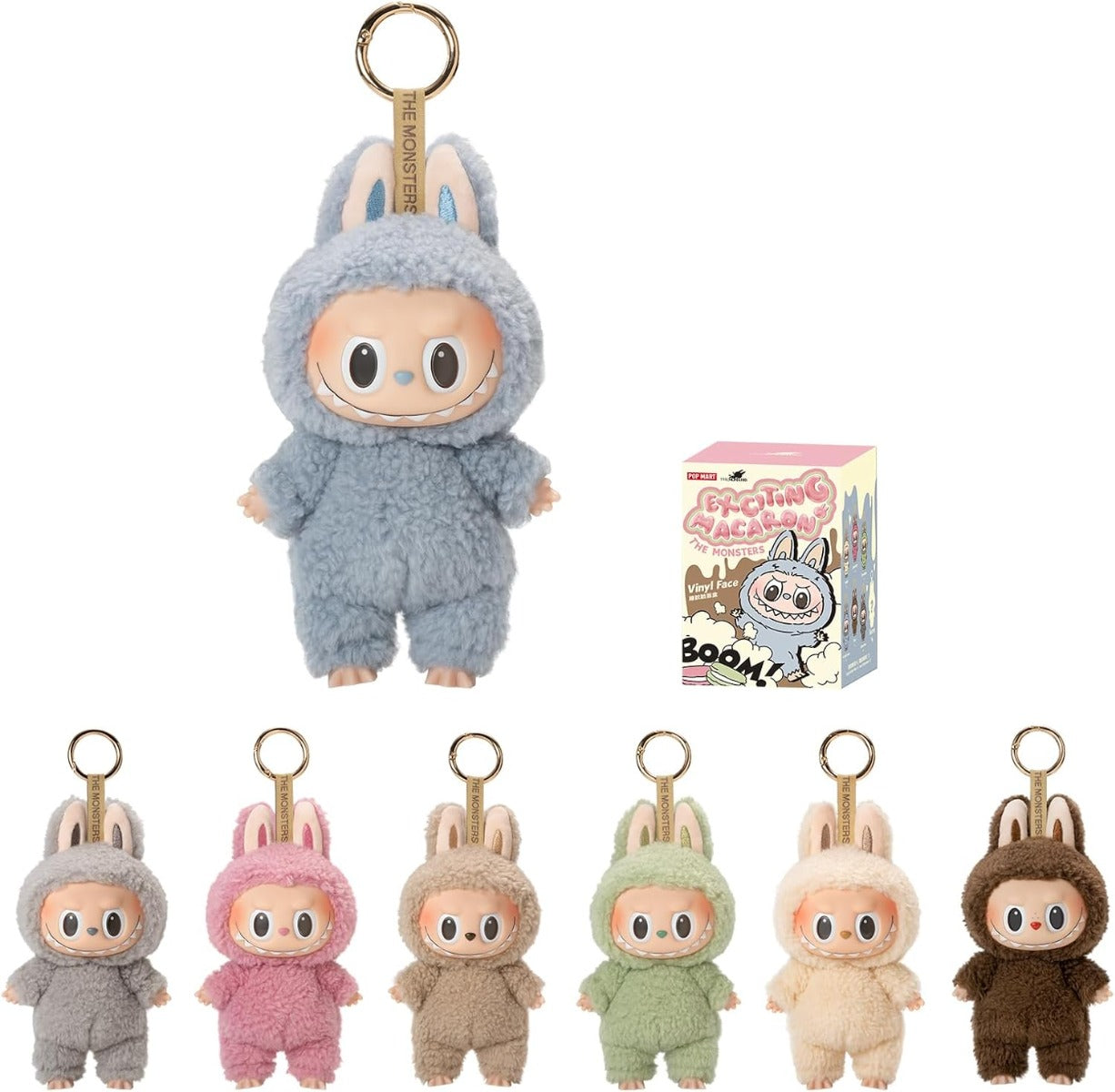 Buy Pop Mart The Monsters Labubu Exciting Macaron Vinyl Face Blind Box (Sold Seperately Subject to Availability) | Yallatoys.com