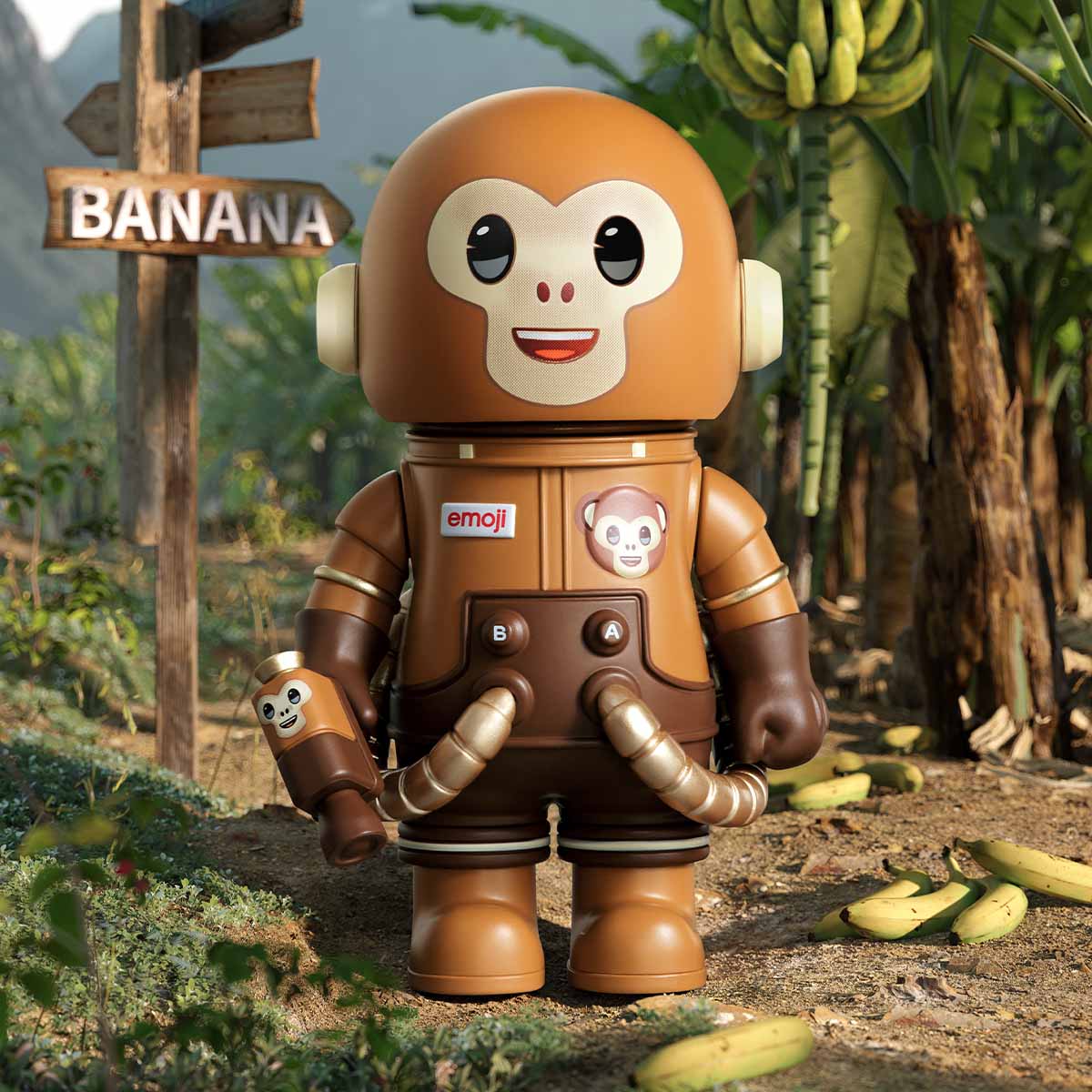 Buy Pop Mart Mega Space Molly Emoji Series (Sold Seperately Subject to Availability) | Yallatoys.com