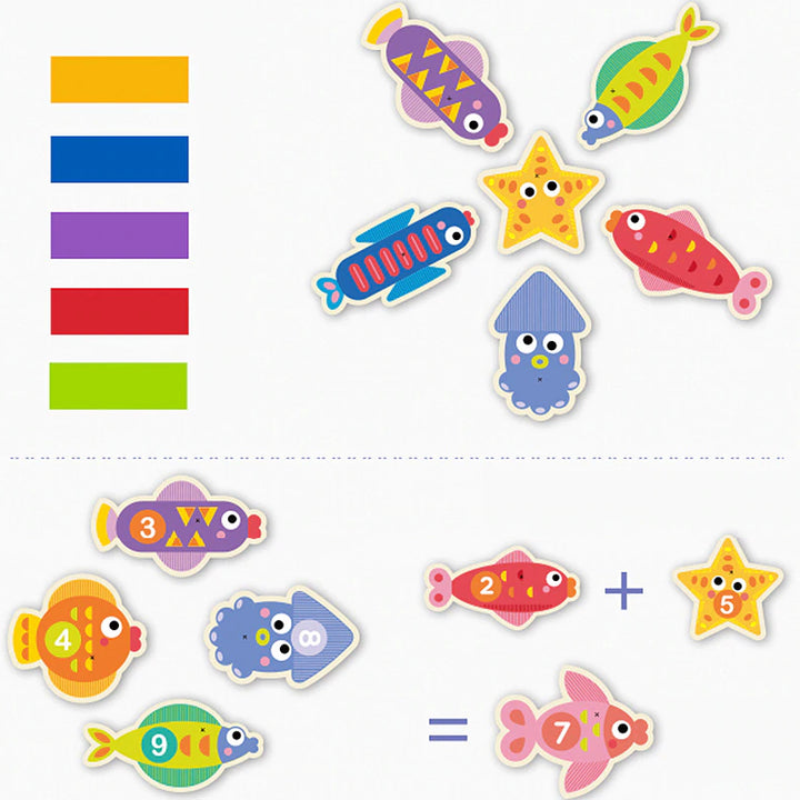 preschool fishing game toy
