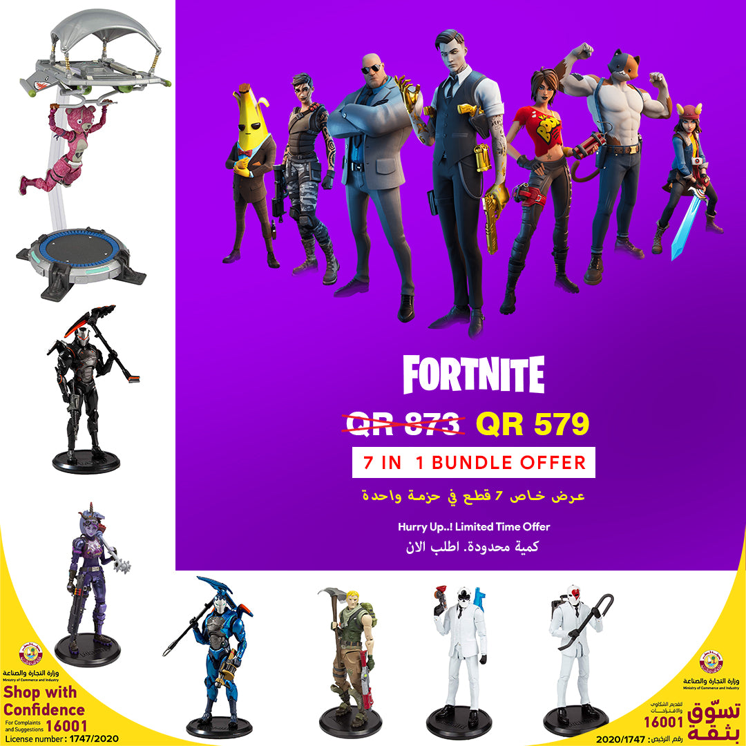 Buy Fortnite 6 + 1 Gray Glider Bundle Offer2 | Yallatoys.com