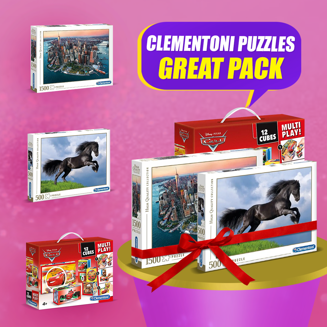 Buy Clementoni Puzzles Great Pack | Yallatoys.com