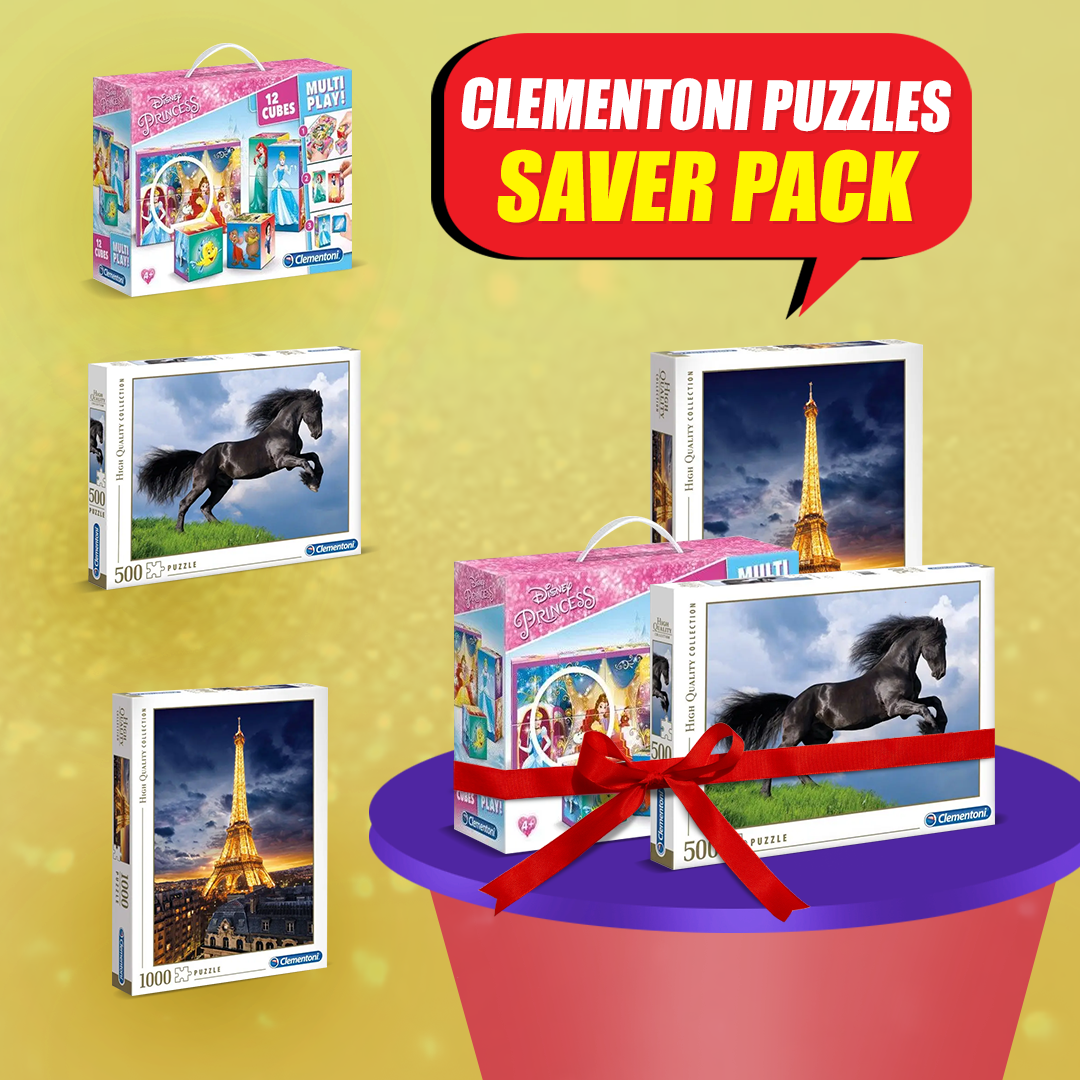 Buy Clementoni Puzzles Saver Pack | Yallatoys.com