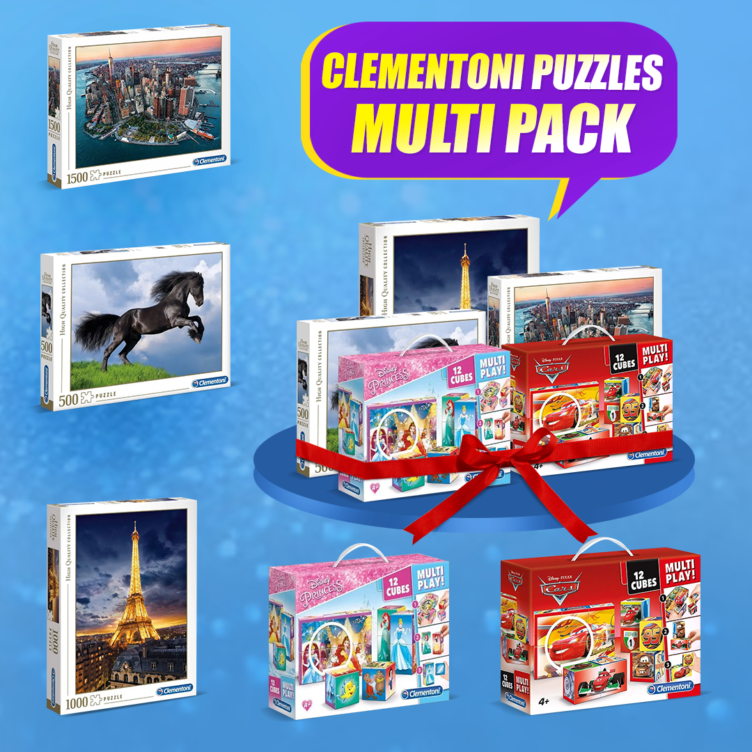 Buy Clementoni Puzzles Multipack | Yallatoys.com