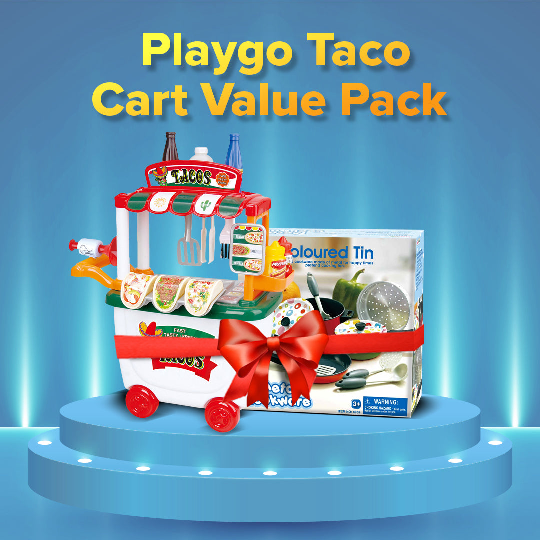 Buy Playgo Taco Cart Value Set | Yallatoys.com