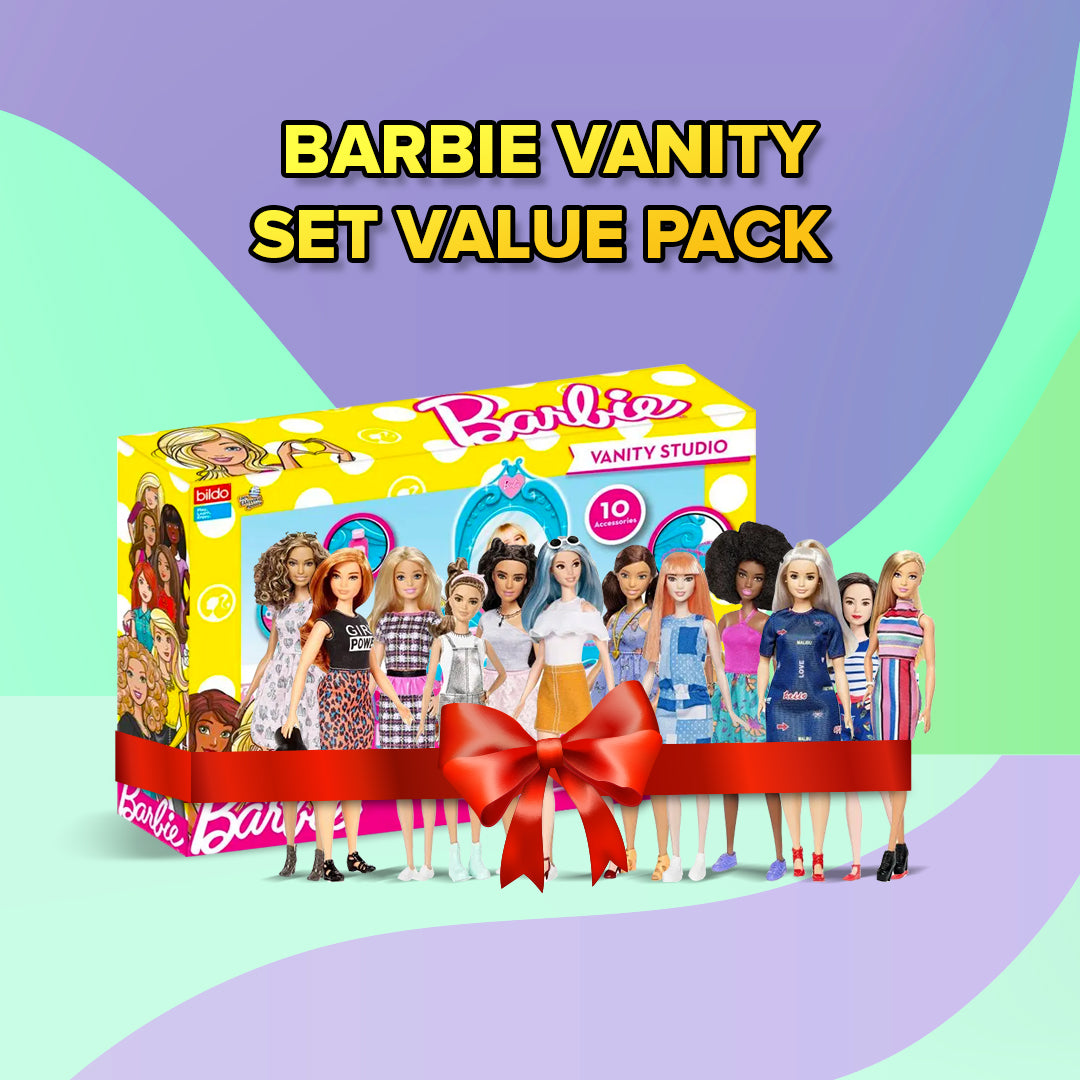 Buy Barbie Vanity Set Value Pack | Yallatoys.com