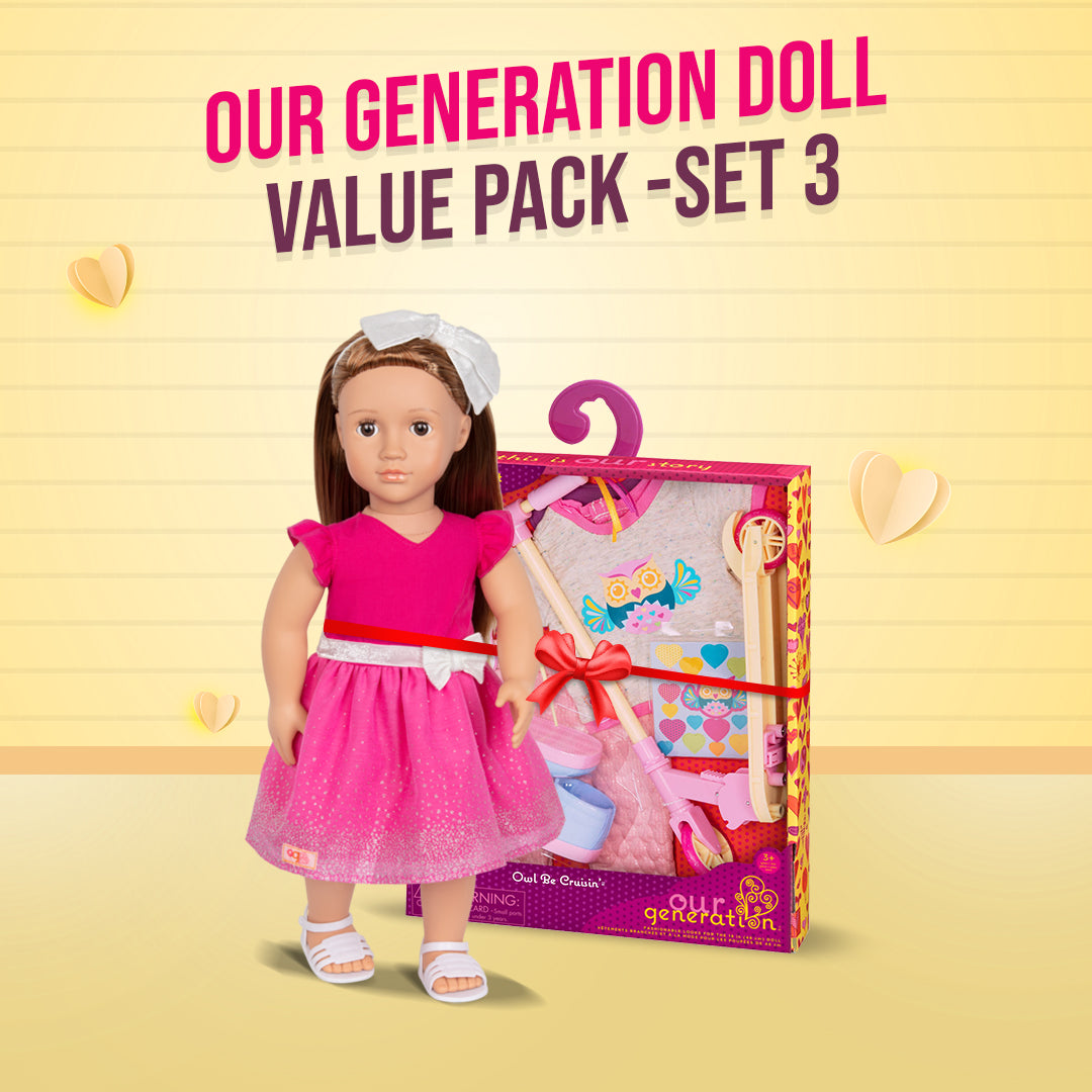 Buy Our Generation Doll Value Pack Set 3 | Yallatoys.com