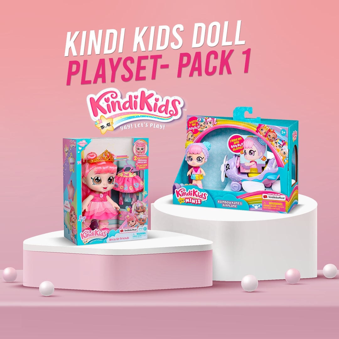 Buy Kindi Kids Doll Playset Pack 1 | Yallatoys.com