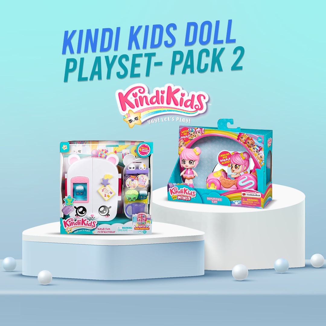 Buy Kindi Kids Doll Playset Pack 2 | Yallatoys.com
