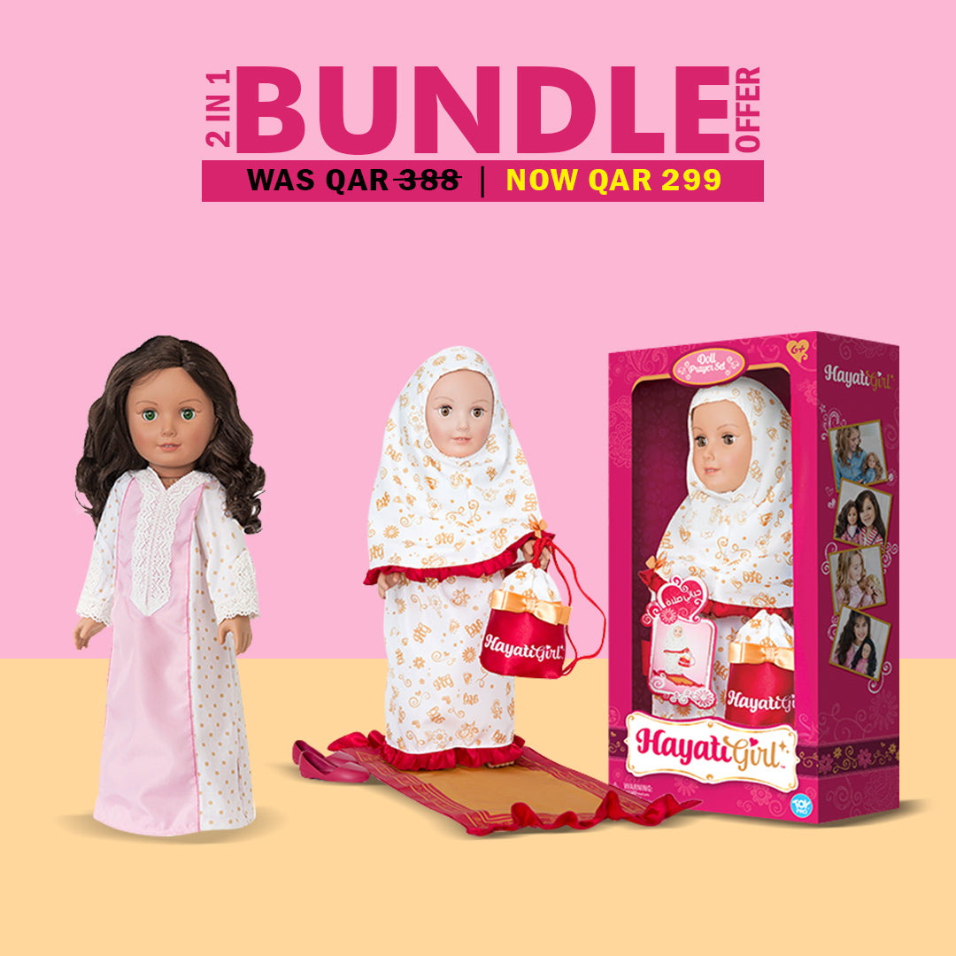 Buy Hayati Girl Doll Bundle Pack 8 | Yallatoys.com