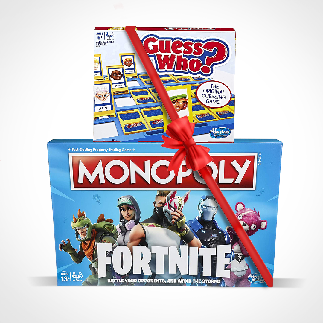 Buy Promo 2 in 1 Bundle Guess Who and Monopoly Fortnite | Yallatoys.com