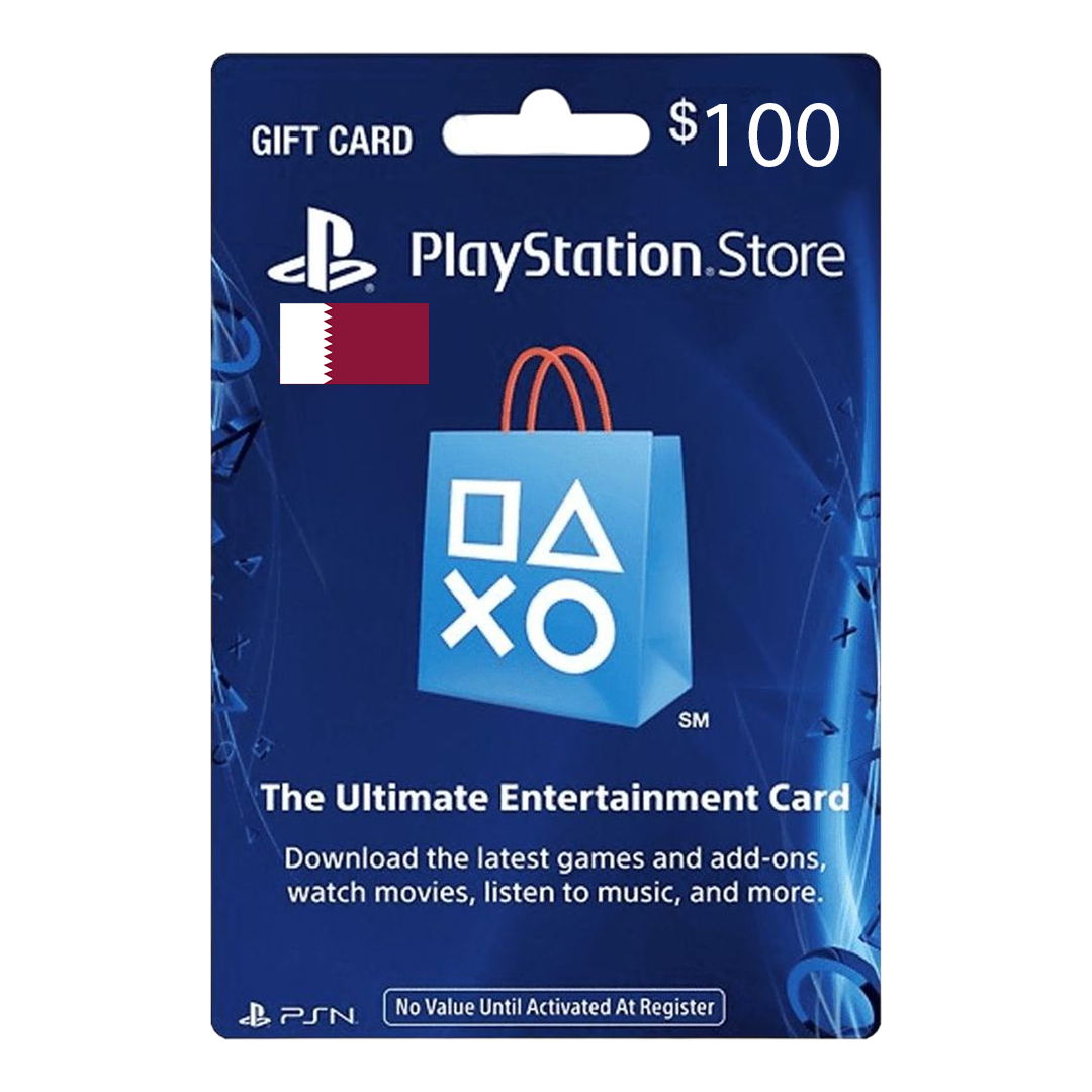 Buy PlayStation Network Gift Card 100 USD  - PSN Qatar | Yallatoys.com