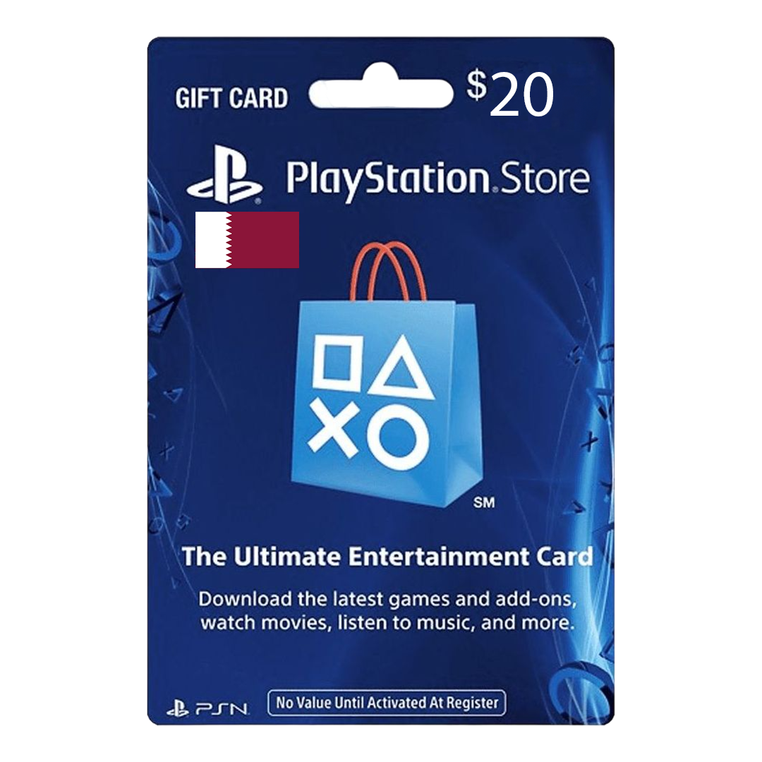 Buy PlayStation Network Gift Card 20 USD  - PSN Qatar | Yallatoys.com