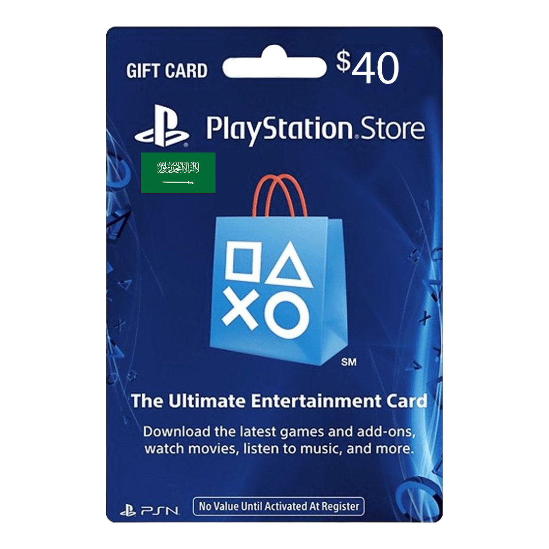 Buy PlayStation Network Gift Card 40 USD - PSN Saudi | Yallatoys.com