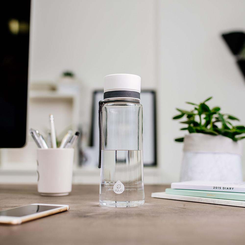 Buy Equa BPA Free Plain White 600ml Water Bottle | Yallatoys.com