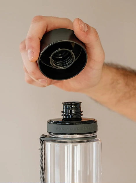 Buy Equa BPA Free Plain Black 600ml Water Bottle | Yallatoys.com
