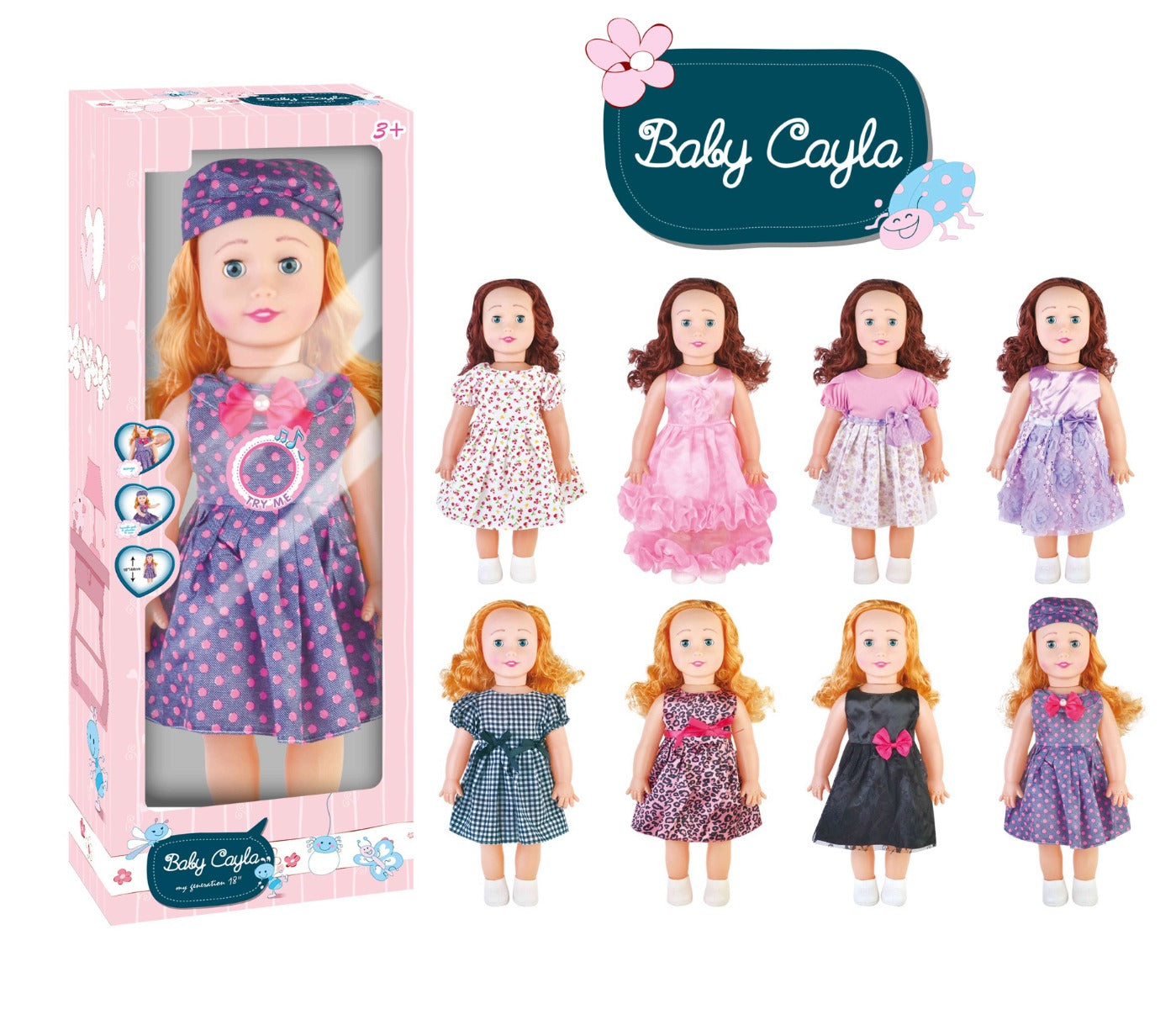 Buy Power Joy Baby Cayla My Generation 18inch Doll (Sold Separately Subject to Availability) | Yallatoys.com