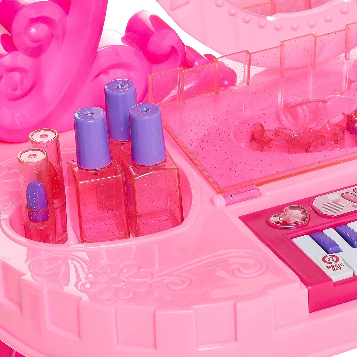 Buy Power Joy Battery Operated Glamglam Piano And Vanity Play Set | Yallatoys.com