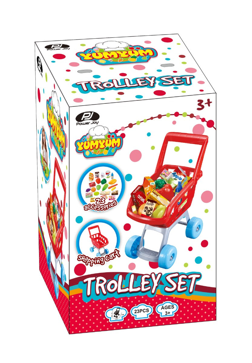 Buy Power Joy Yumyum Trolley Set 22pcs | Yallatoys.com