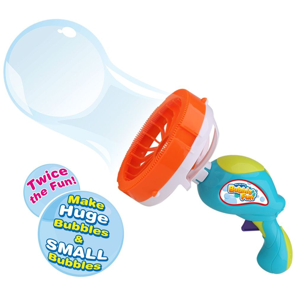 Buy Power Joy Bubble Jumbo Gun 2 in 1 With 8oz Bubble Solution | Yallatoys.com