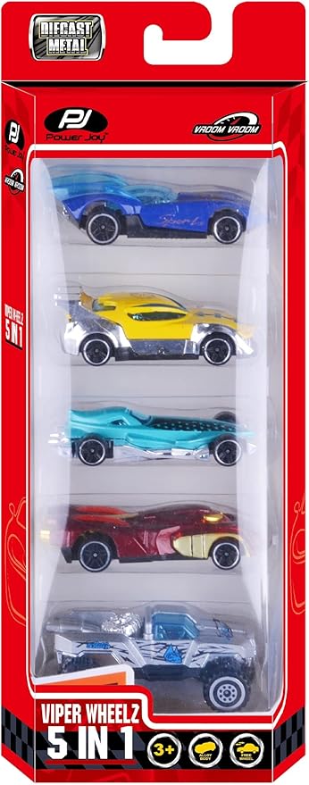 Buy PJ Power Joy Vroom Vroom Diecast 1:64 Viper Wheelz 5 In 1 (Sold Separately Subjected to Availability) | Yallatoys.com