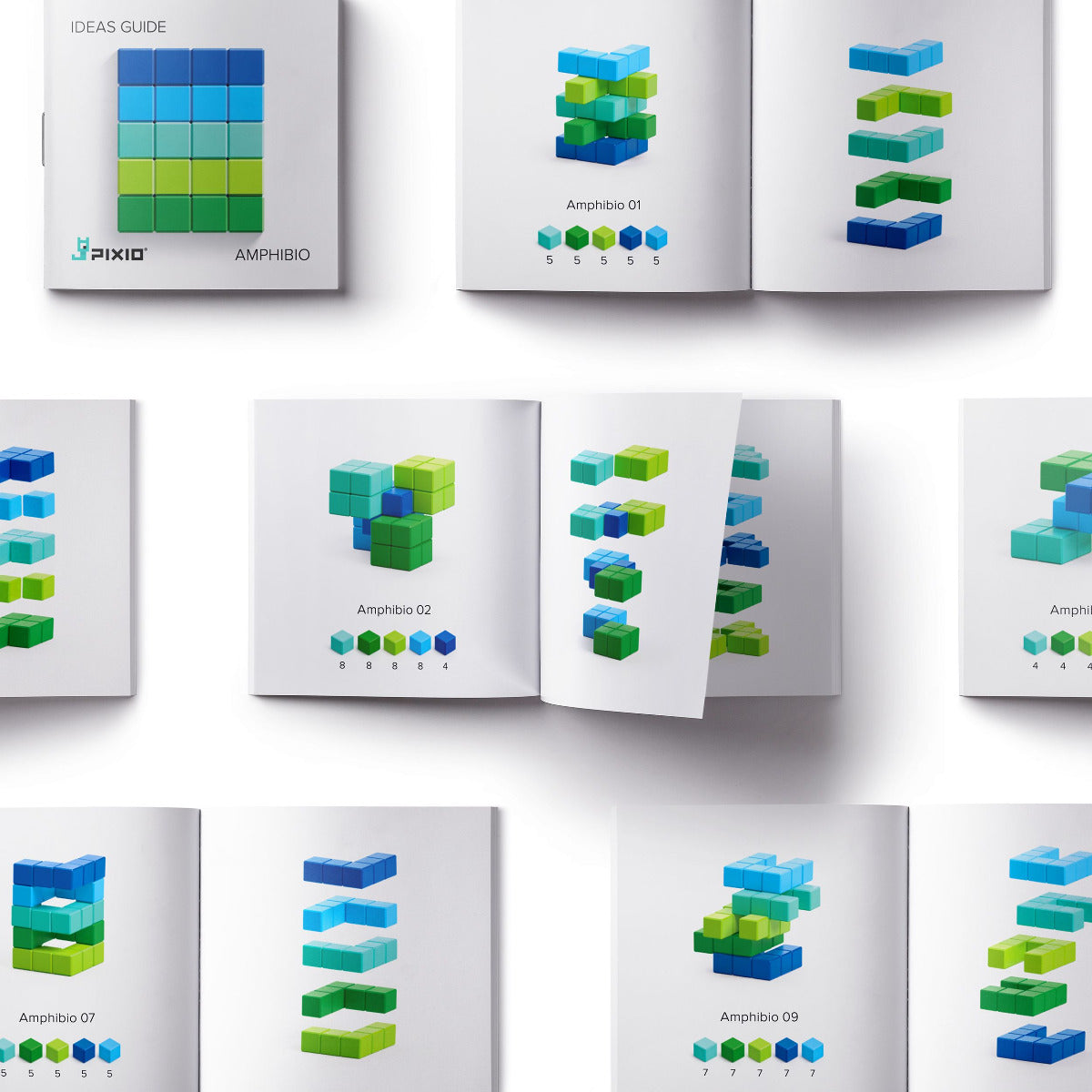 Buy Pixio Abstract Amphibio 60 Magnetic Blocks | Yallatoys.com