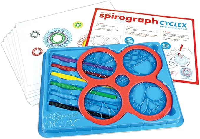 Buy Play Monster Spirograph Cyclex Set Art Kit Rotating Stencil Wheel | Yallatoys.com