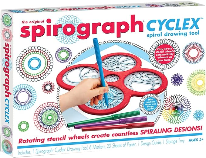 Buy Play Monster Spirograph Cyclex Set Art Kit Rotating Stencil Wheel | Yallatoys.com