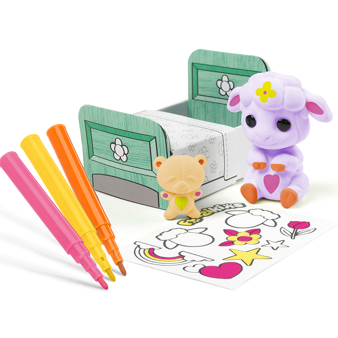 Buy Play Monster Fuzzikins Fuzzy Babies Lamb Coloring Craft | Yallatoys.com