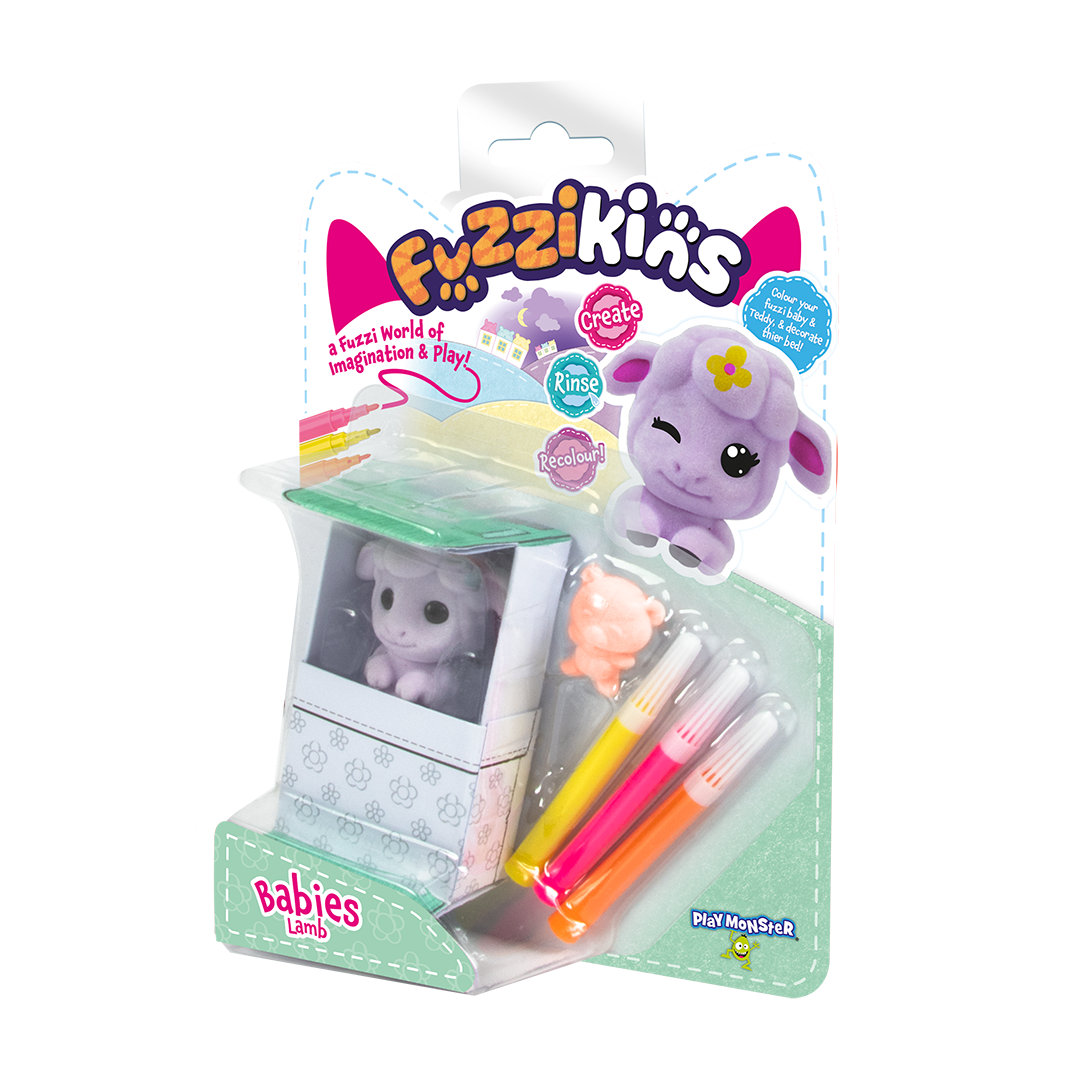 Buy Play Monster Fuzzikins Fuzzy Babies Lamb Coloring Craft | Yallatoys.com